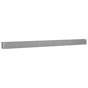 Fioriera | Cassetta per fiori | Vaso Grigio chiaro 770 x 50 x 45 cm Acciaio zincato