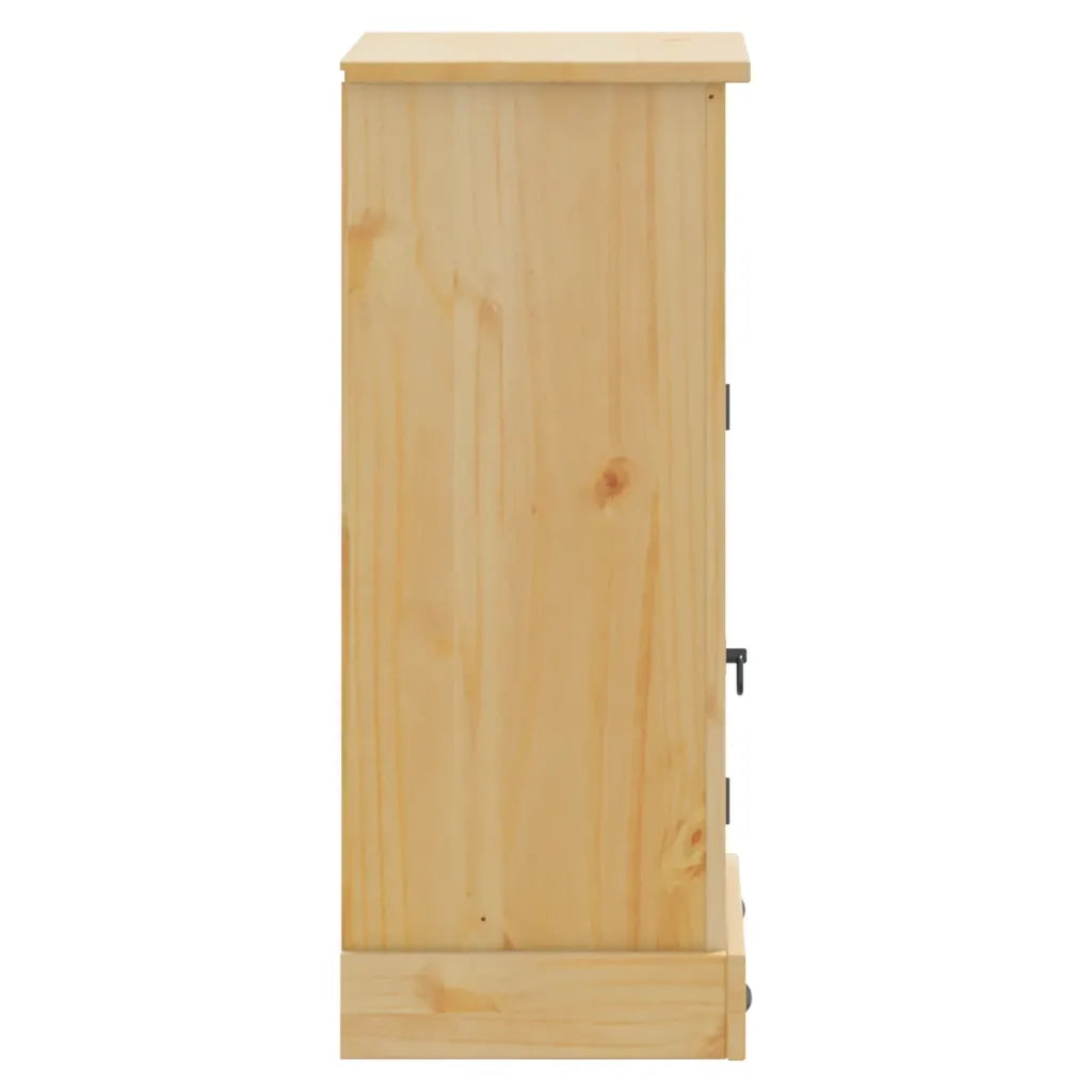 Mobile da Bagno | Armadio da bagno Corona 45x33x80 cm in Legno Massello di Pino