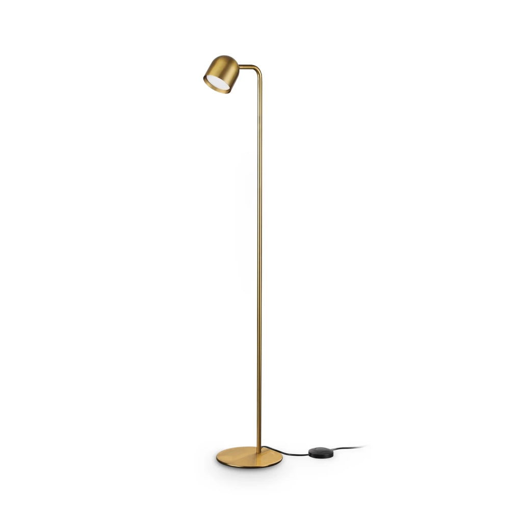 Lampada Da Terra Dodo Ottone 9W Dimmerabile Ideal Lux