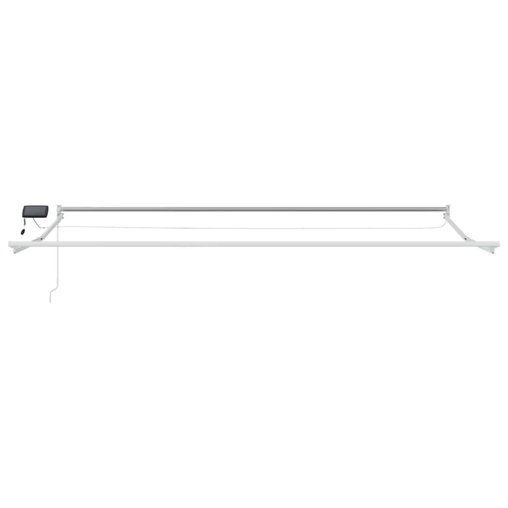Tenda da Sole | Tenda retrattile manuale con LED Giallo e Bianco 4 ¡Á 3 m