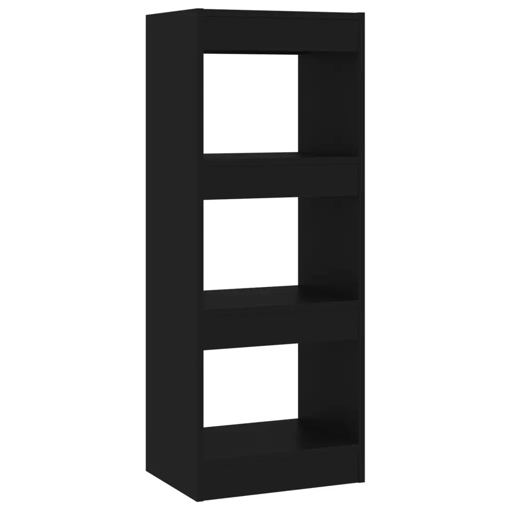Libreria/Divisorio Nero 40x30x103 cm in Truciolato