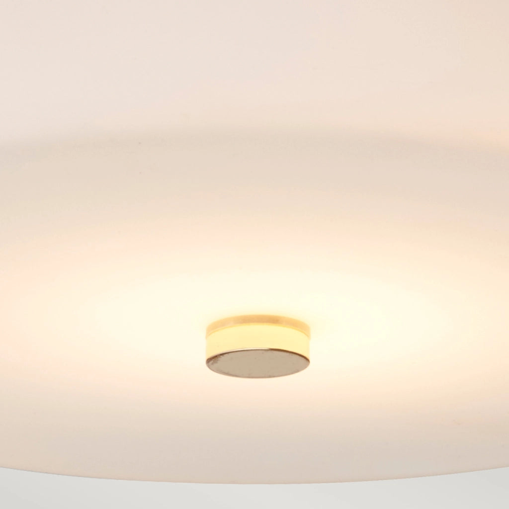 Plafoniera Tamar Elstead 23,5 cm oro vetro opale IP44