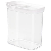 EMSA Optima Rettangolare Contenitore 1,6 L Trasparente, Bianco 1 pz