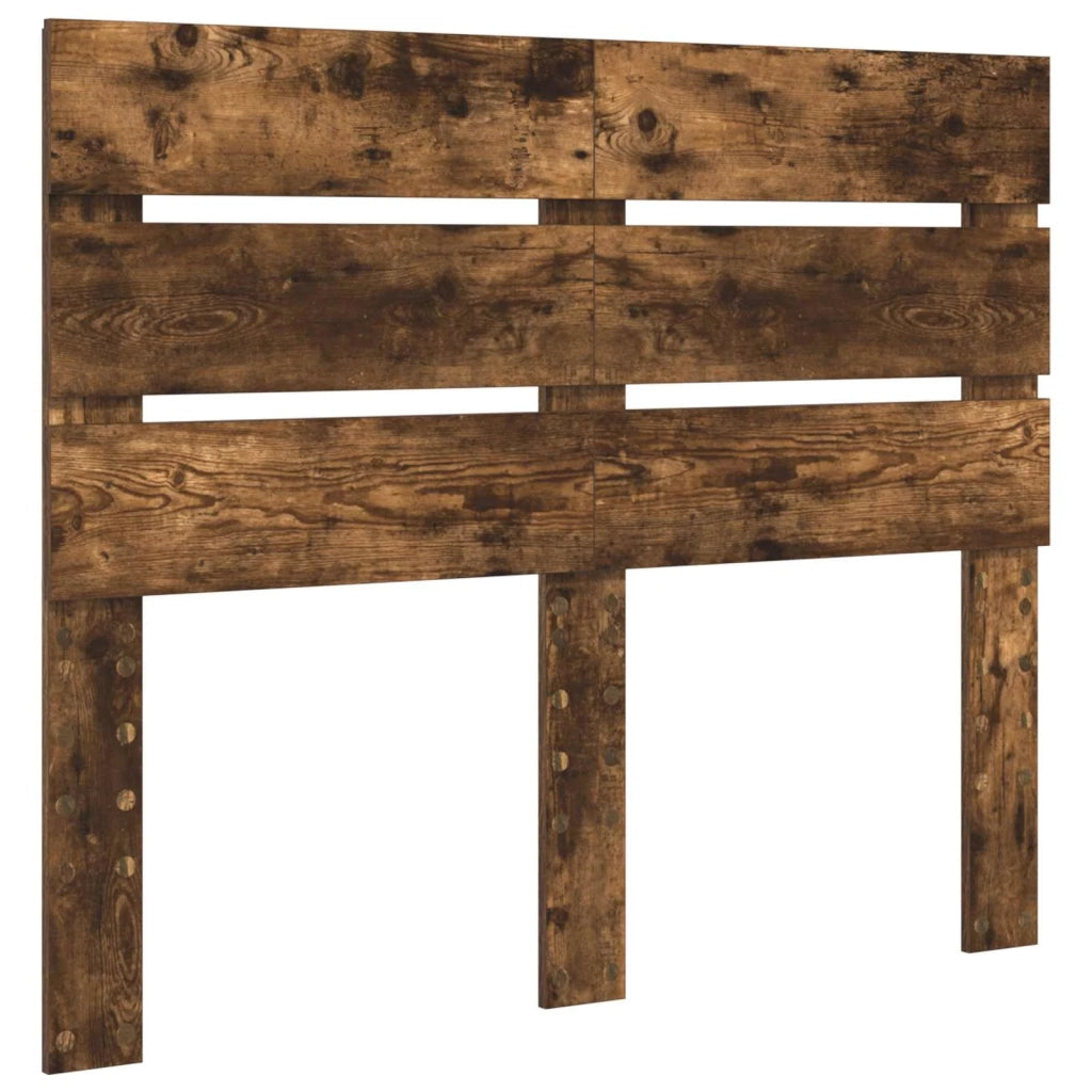 Struttura del letto Rovere fumé 135 x 190 cm Pino massello 3411756