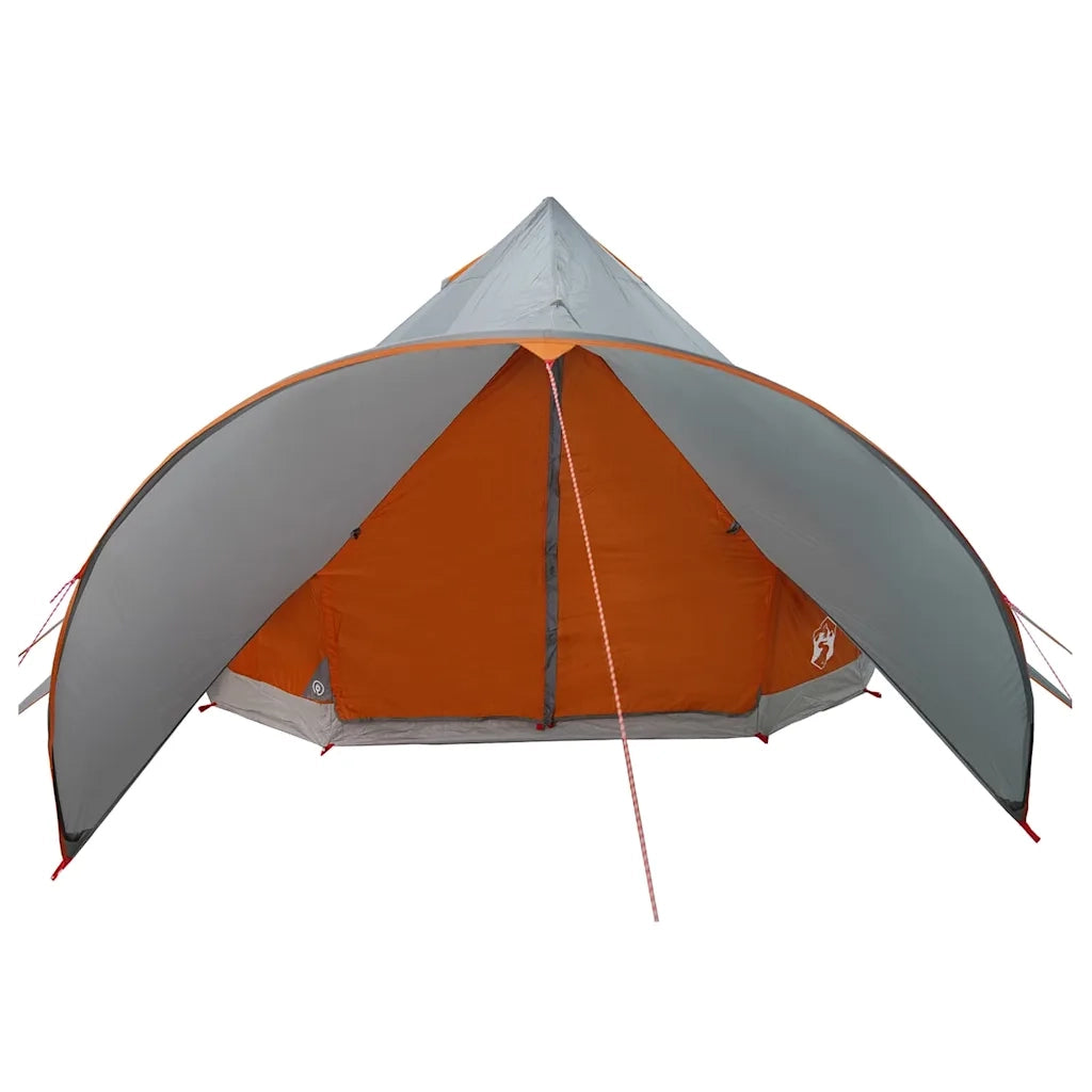 Tenda Teepee per 5 Persone con tetto Grigio e arancione 42004013