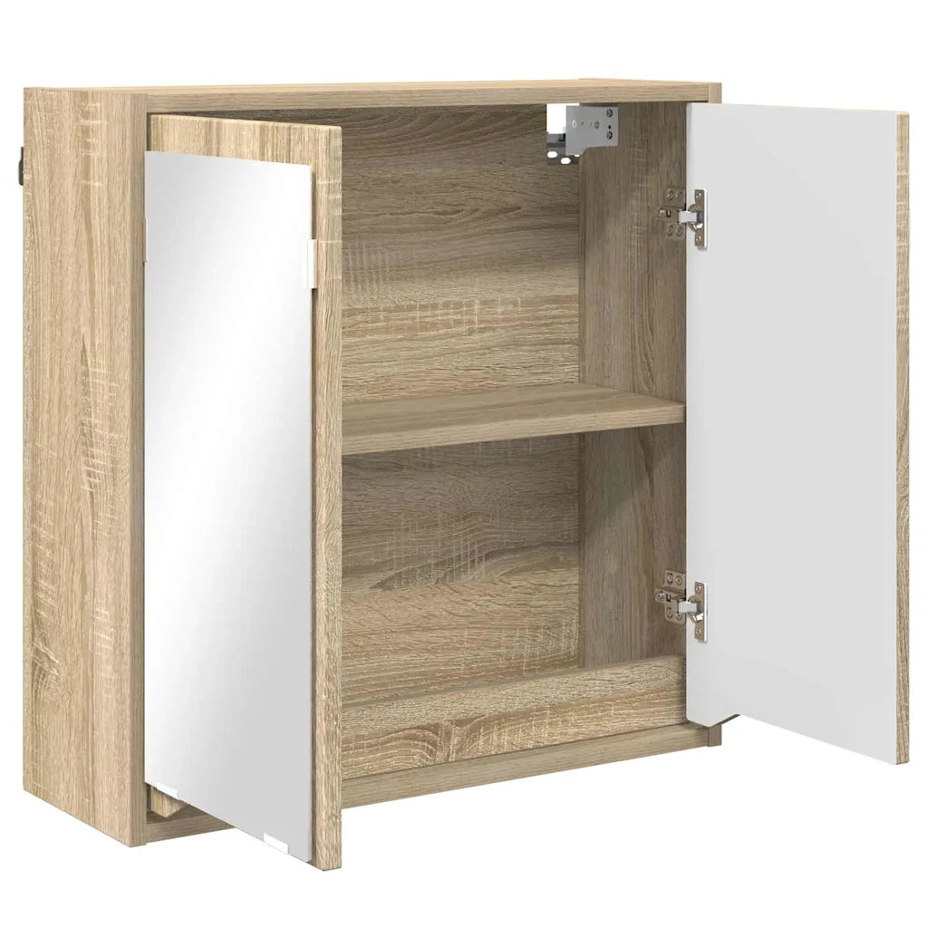Mobiletto per specchio da bagno Rovere Sonoma 60 x 20 x 60 cm 888779