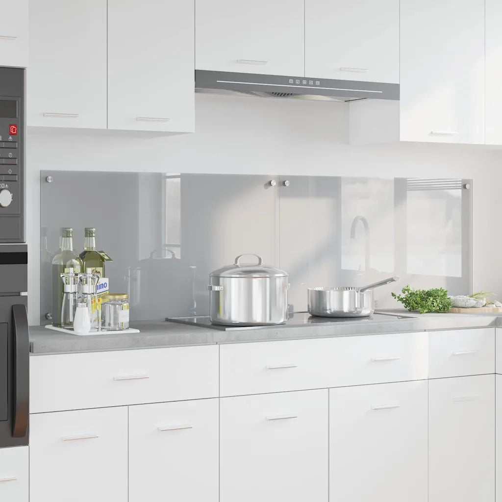 Schienale da cucina 2 pcs Grigio chiaro 90 x 50 cm 3415453