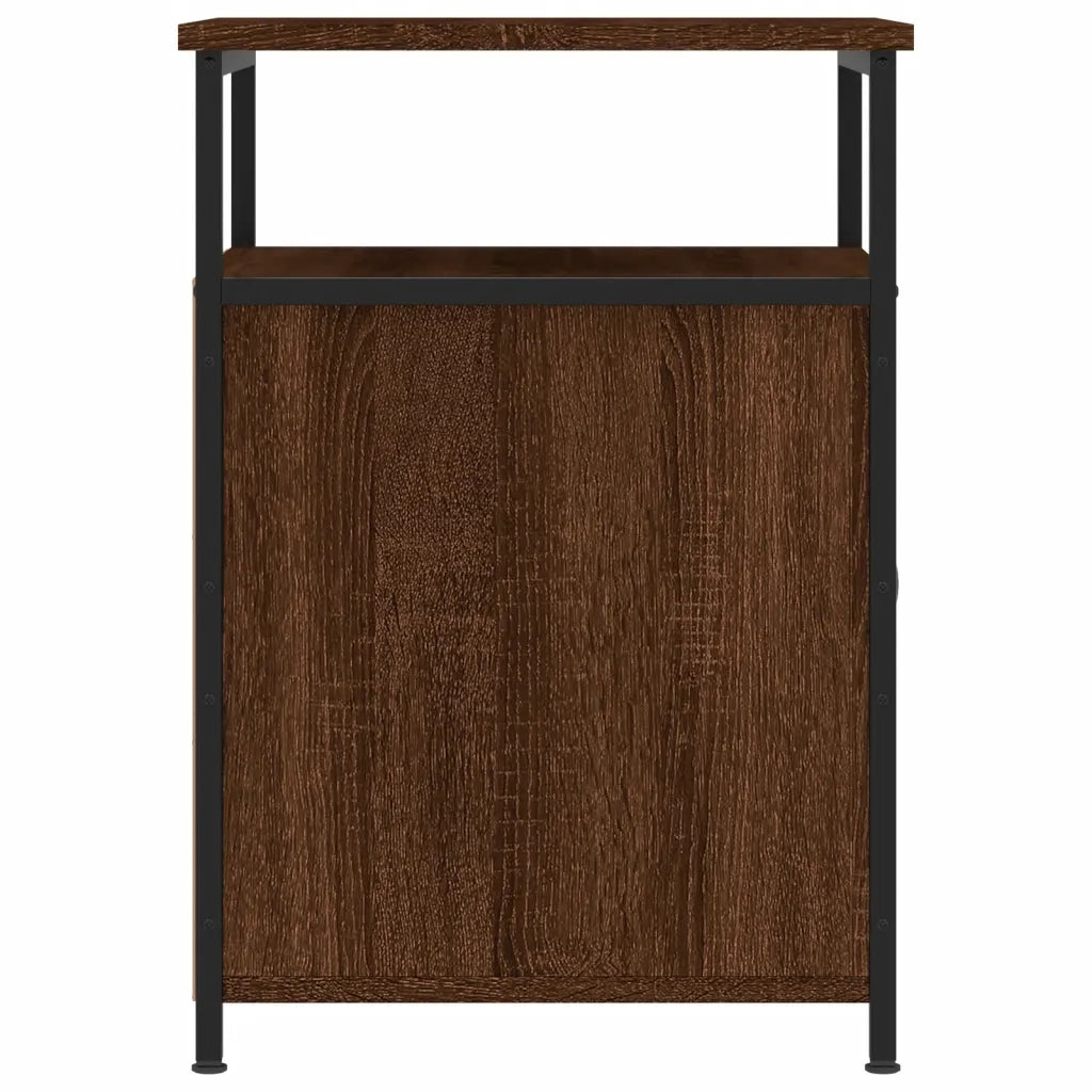 Comodini Rovere Marrone 2 pz 40x42x60 cm Legno Multistrato 826042