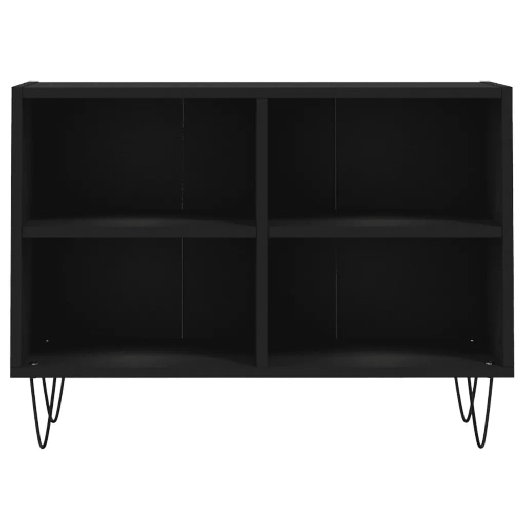 Mobile Porta TV Nero 69,5x30x50 cm in Legno Multistrato 826965