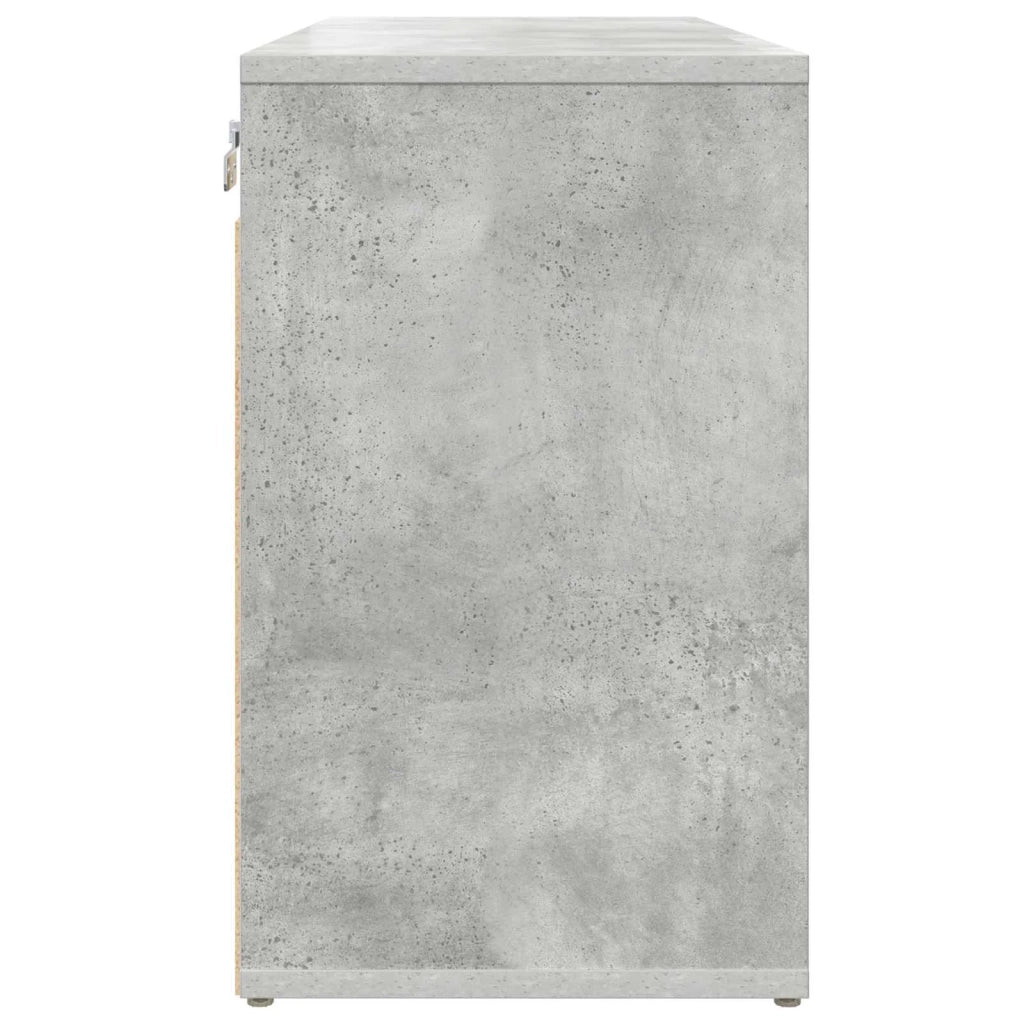 Mobile per scarpe Grigio cemento 77,5 x 30 x 51 cm 808679