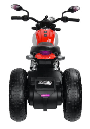 Moto Elettrica per Bambini Licenza Ufficiale Ducati Scrambler 12V 3,5Ah Rosso