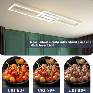 ZMH Lampada da soffitto plafoniera LED moderna 50W dimmerabile telecomando