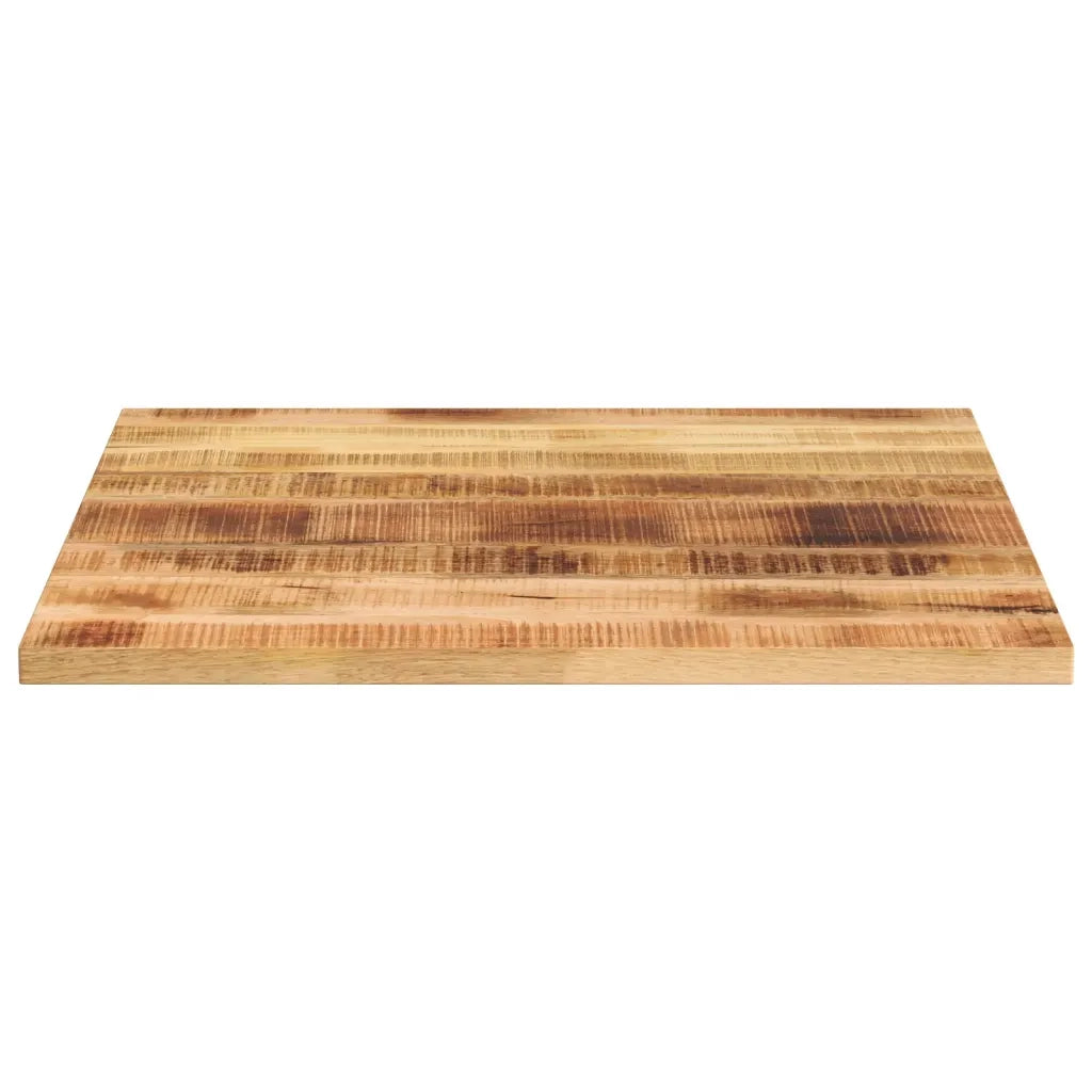 Piano per Tavolo | Superficie Tavolo | Piano Scrivania 80x80x1,5 cm Quadrato Legno di Mango Grezzo