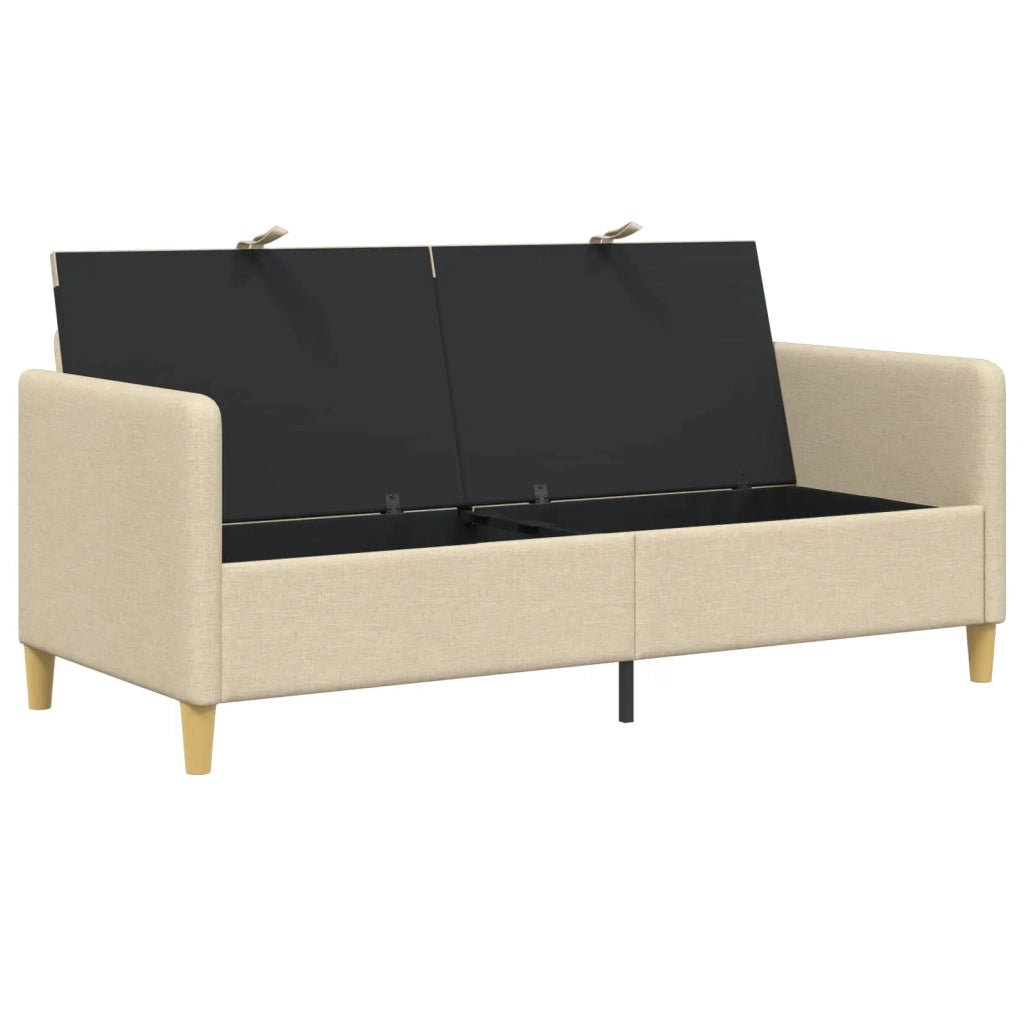 Divano con Storage Crema 172 x 78 x 87 cm Poliestere 42036954