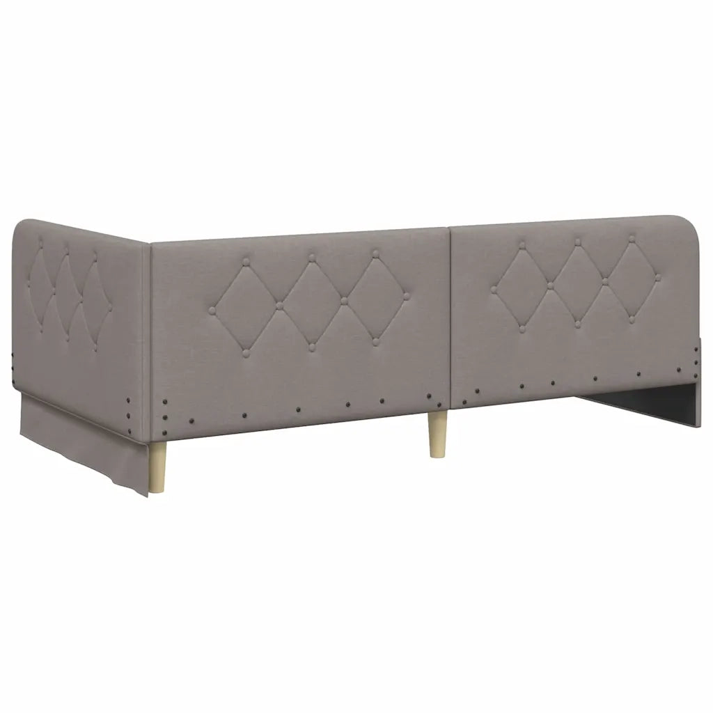 Cornice del letto ad angolo Talpa 90 x 190 cm Tessuto