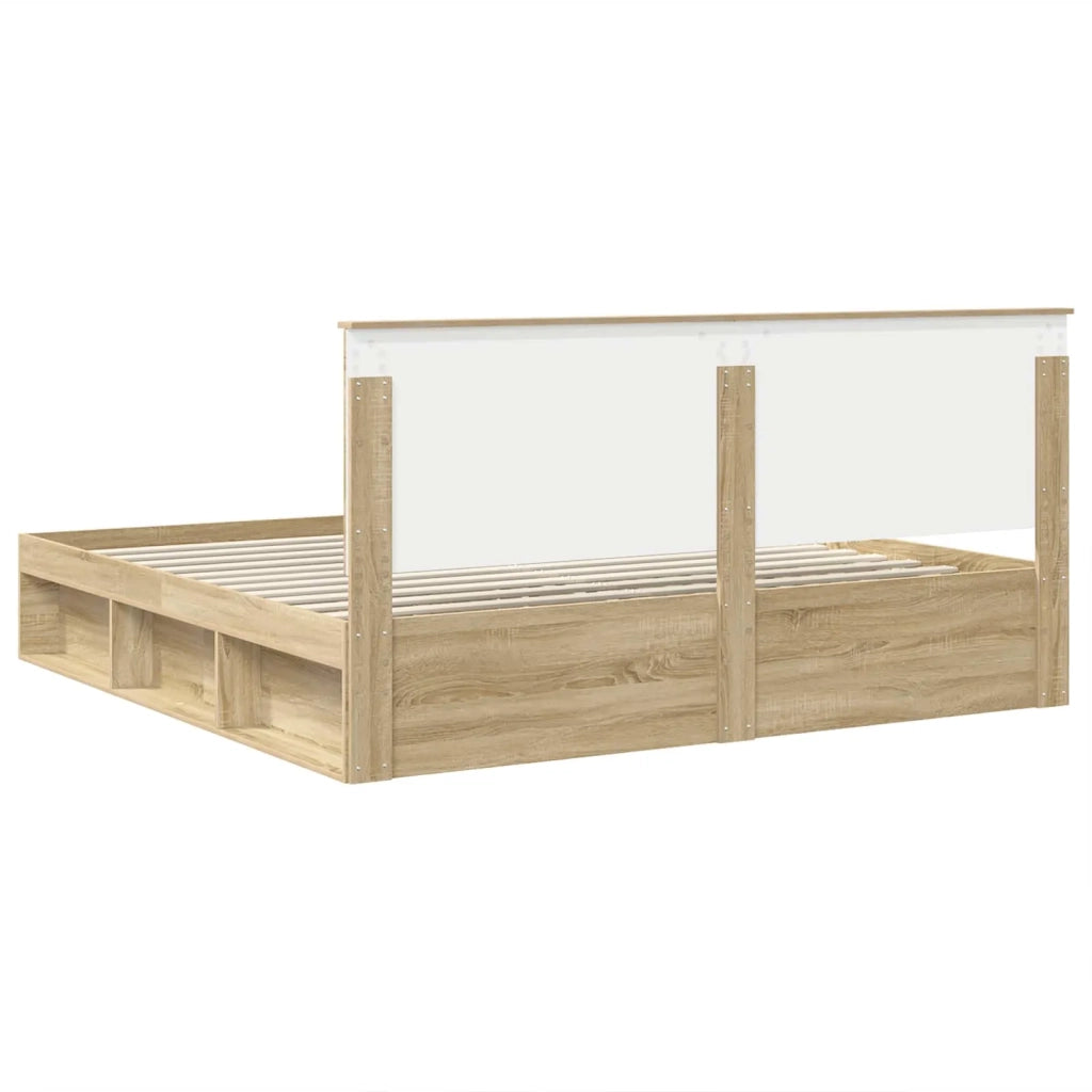 Struttura del letto Sonoma 200 x 200 cm Pino massello 3410967