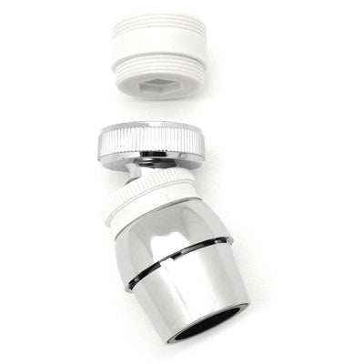 SNODO AERATORE CROMATO- Bianco-Cromo- IPIER- pezzi 1