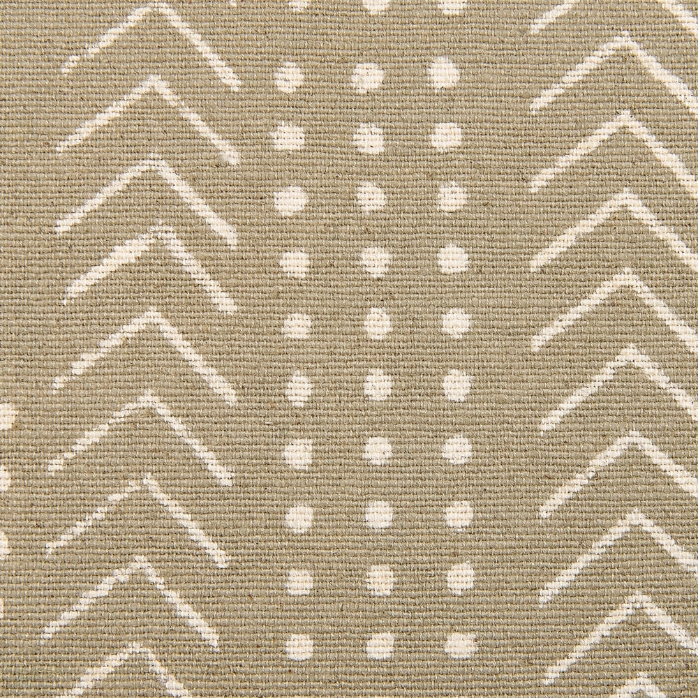 Set di 2 cuscini decorativi cotone grigio 45 x 45 cm motivo geometrico stampa laminata accessori stile boho