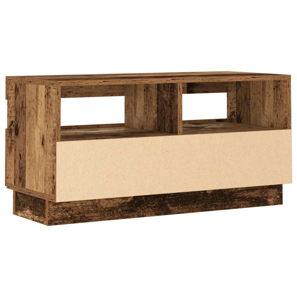 Mobile TV multimediale scaffale TV credenza mobile TV sala da pranzo soggiorno camera da letto con luci LED legno vecchio legno ingegnerizzato 02_0026838