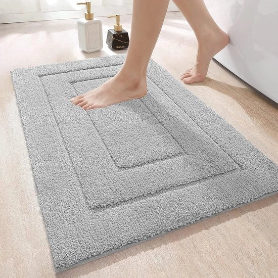 Matte da bagno morbida - Antiscivolo - Asciuga velocemente - 1 pezzo - Microfibra
