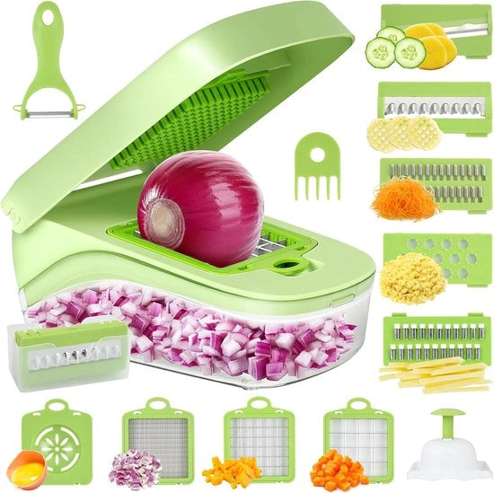Mandolina - Snidolo per Verdure - Affettatrice - Slicer Dicer - Mandolina per la Cucina - Snidolo per Verdure - Affettatrice per Tutto - Snidolo per Cipolle -