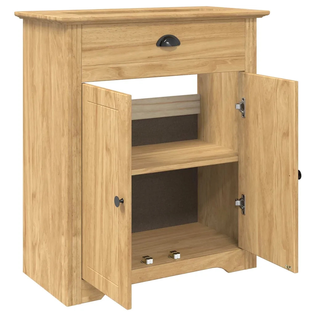 Mobile da Bagno con porta BODO Marrone miele 70 x 35 x 80 cm