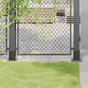 vidaXL Basi per Pali Quadrati 12 pz 81x81mm Acciaio Verniciato Polvere