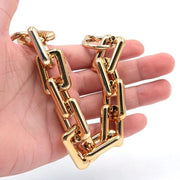 Accessori per borse a mano - Manico per borse in acrilico con catena - 30 cm - Portamonete a cinghia di sostituzione - Giallo - Accessori DIY per borse a mano - Adatto per borsette a spalla.