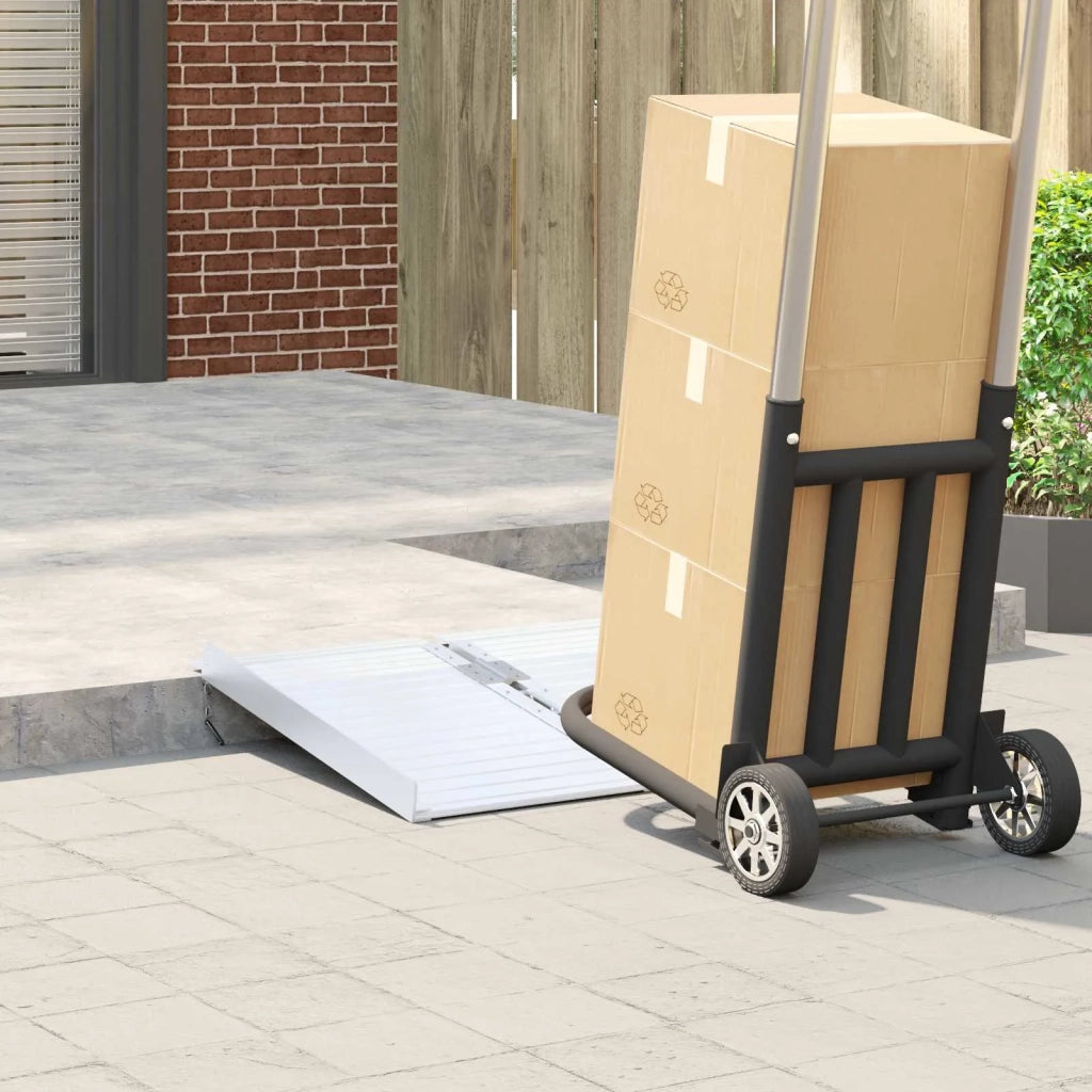 Rampa per sedia a rotelle 270 kg Argento 62 x 73 x 5 cm 42021094