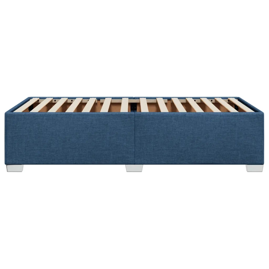 vidaXL Giroletto senza Materasso Blu 80x200 cm in Tessuto