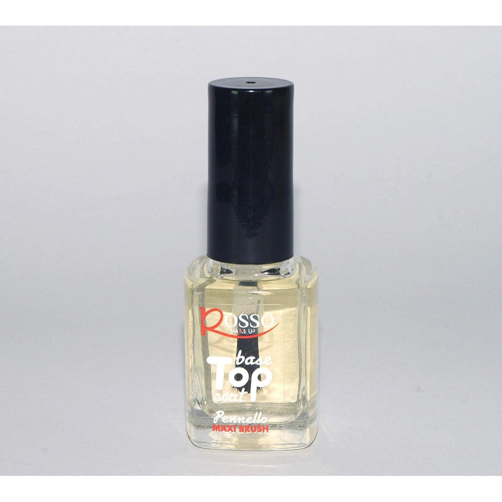 Trade Shop - Set 3 Pezzi Base Top Coat Trasparente Smalto Lucido Unghie Semipermanente -