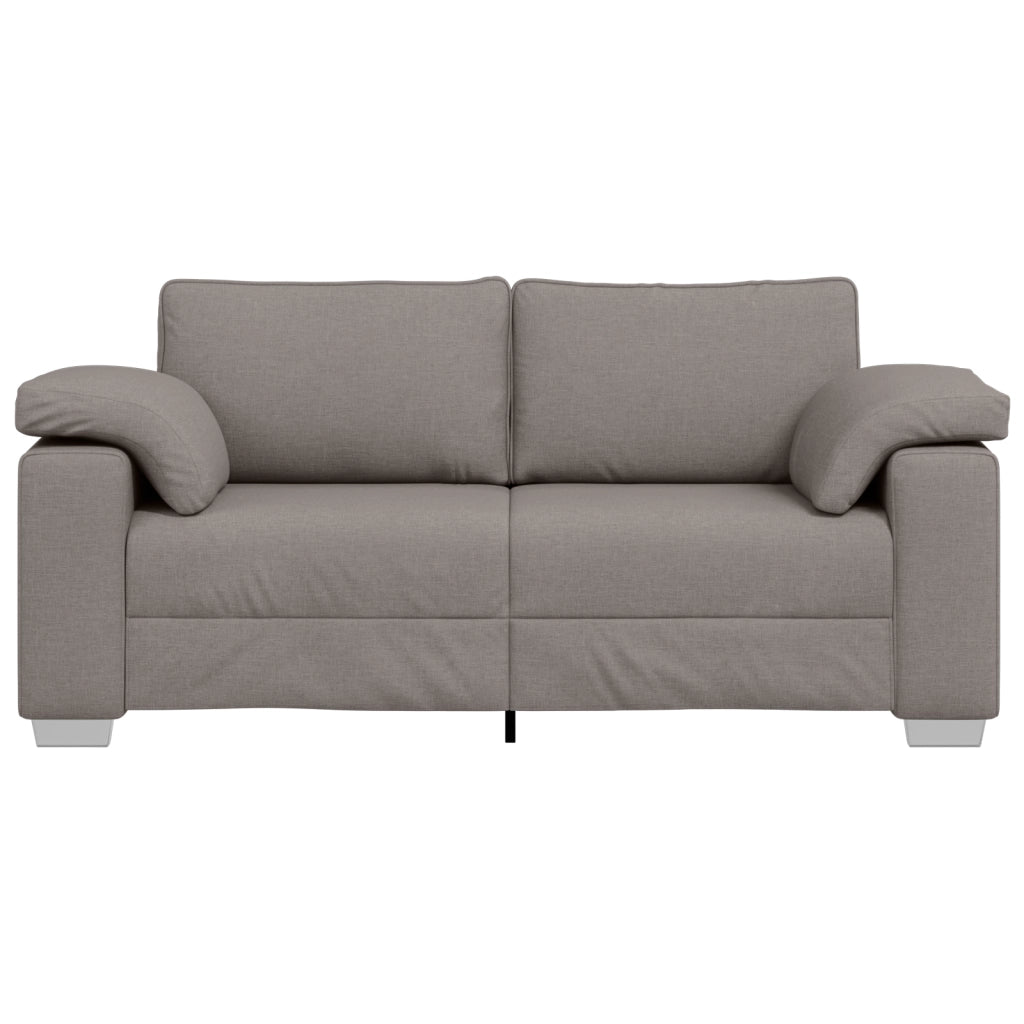 Divano Loveseat  Tortora 140 cm in Tessuto