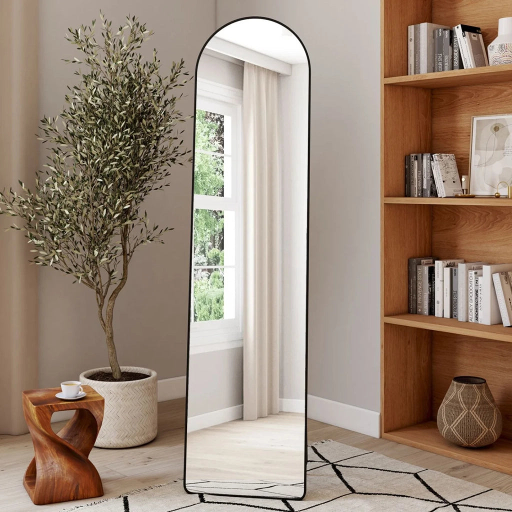 IDMarket - Specchio nero di contorno 160 x 40 cm