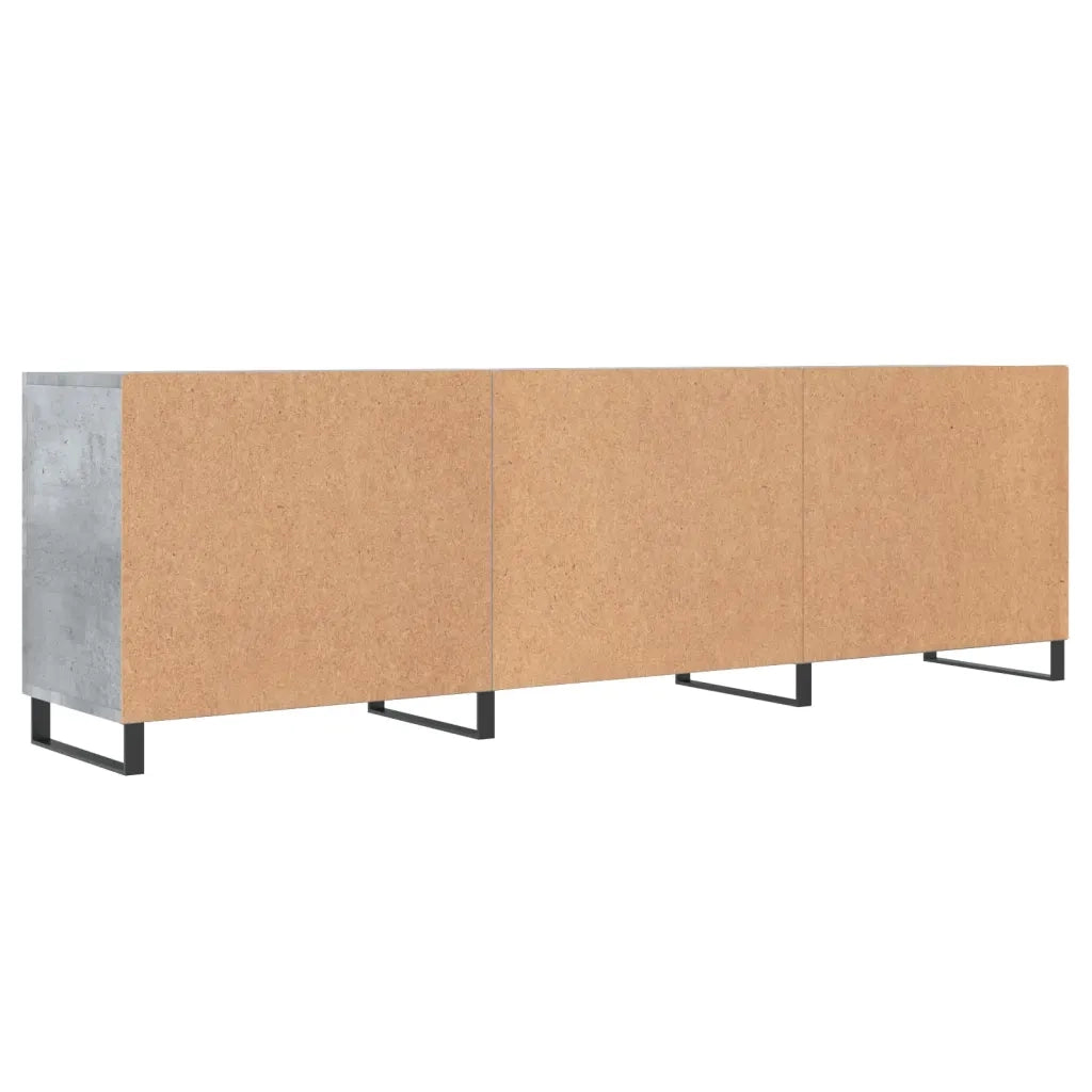 Mobile Porta TV-Mobile per TV-Credenza TV Grigio Cemento 150x30x50cm in Legno Multistrato 235421