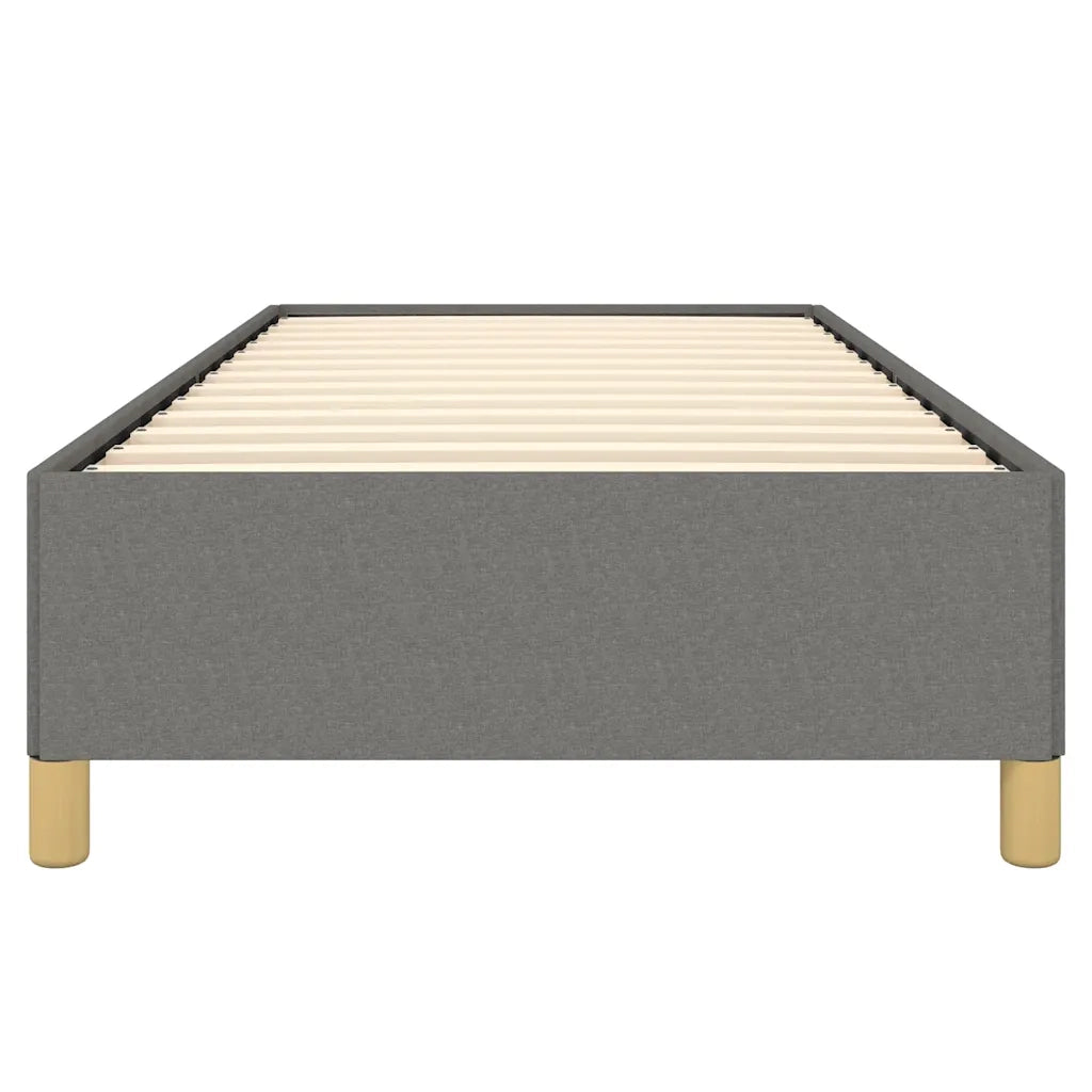 Giroletto senza Materasso Grigio Scuro 90x200 cm Tessuto 347134