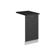 Vicco Pannello frontale della lavastoviglie Landhaus antrazit-oro 45 cm , PL Antracite