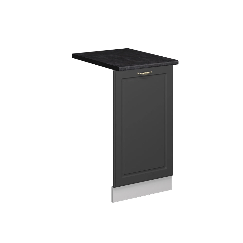 Vicco Pannello frontale della lavastoviglie Landhaus antrazit-oro 45 cm , PL Antracite