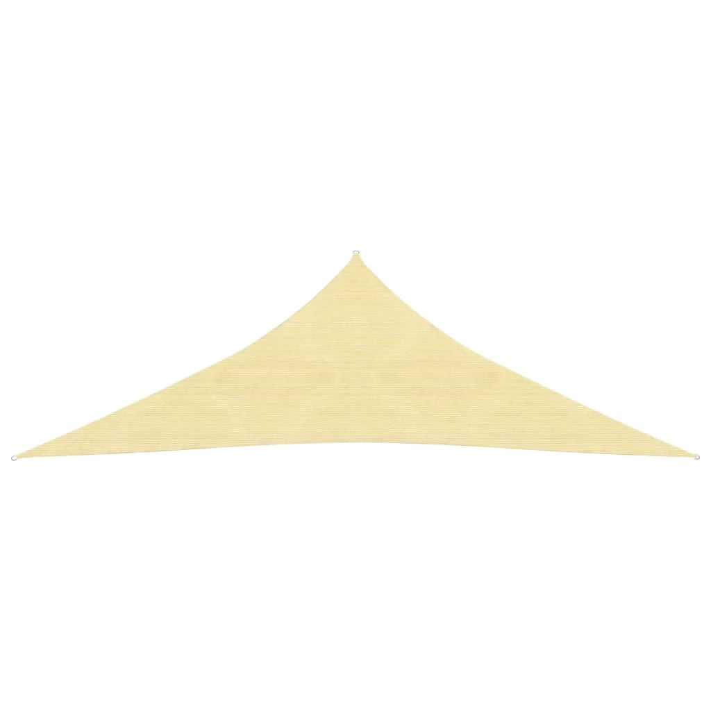 Vela ombreggiante/ombrellone 160 g/m² 2,5 x 2,5 x 3,5 m HDPE beige 02_0008952