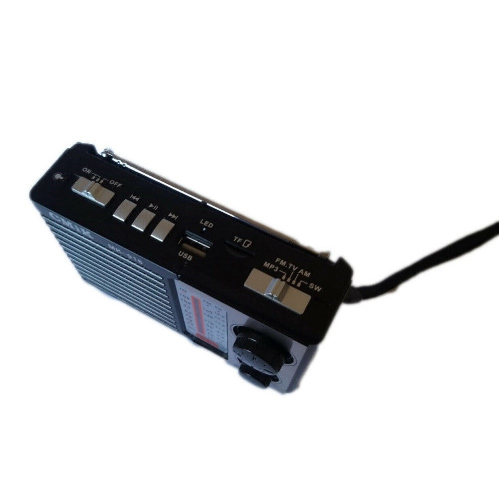 Trade Shop - Mini Radio Portatile Radiolina Ricaricabile Fm Lettore Mp3 Usb Microsd Cmik Mk918 -