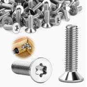 Viti a testa sottile M4 x 25 mm, 30 pezzi, viti sottosegmentate, Torsio in acciaio inossidabile 304, viti a dente interno per legno, mobili da interni, lavorazione metallica
