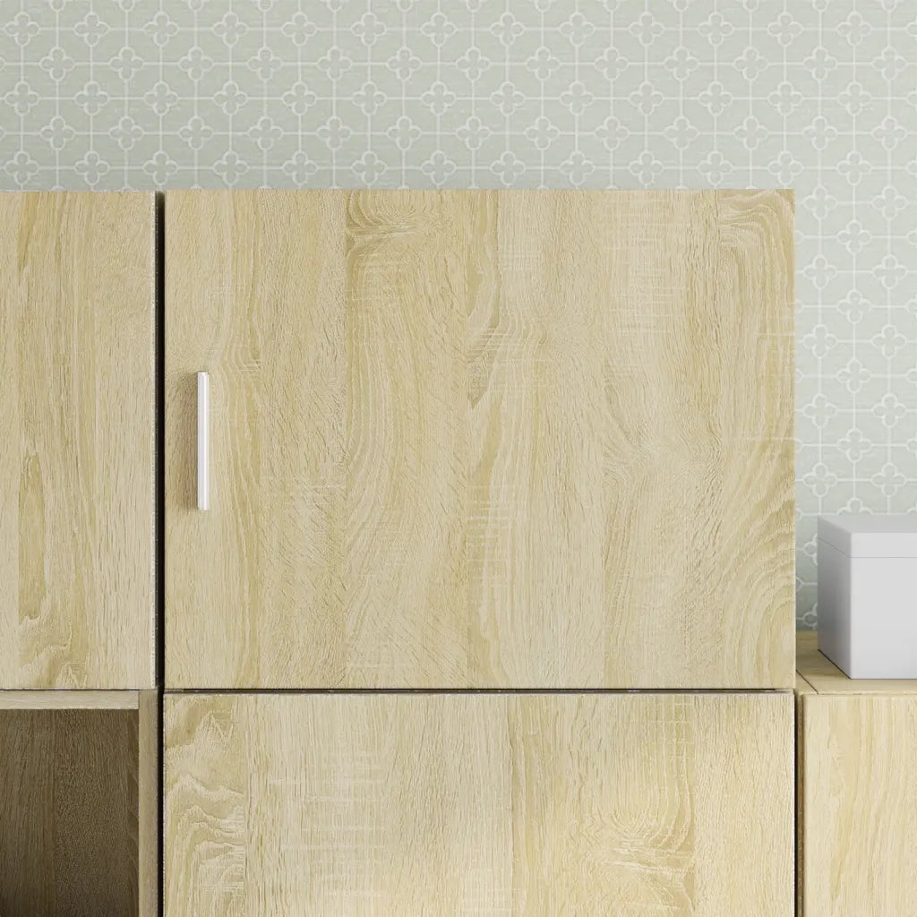 vidaXL Mobile a Parete Rovere Sonoma 50x42,5x40 cm Legno Multistrato