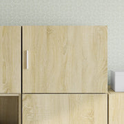 vidaXL Mobile a Parete Rovere Sonoma 50x42,5x40 cm Legno Multistrato