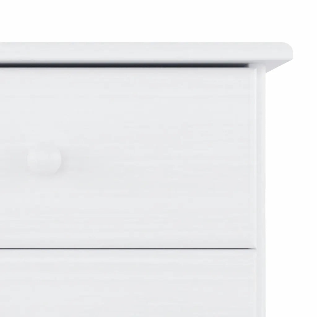Credenza ALTA Bianca 77x35x188 cm in Legno Massello di Pino 3187778