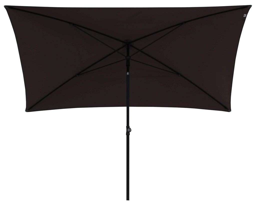 Ombrellone da Giardino 2,4x1,5 m Palo Ø27 mm in Acciaio Maffei Kronos Tortora