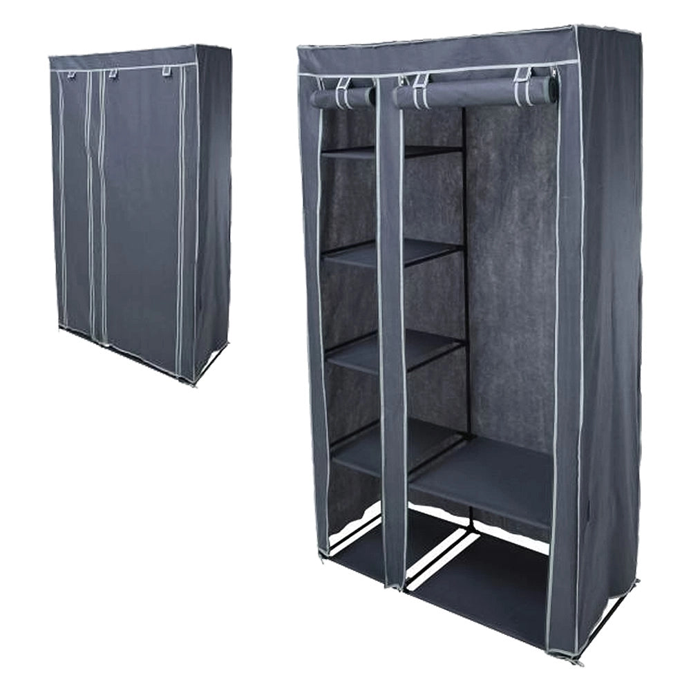 Guardaroba Pieghevole (l X P X H) + 5 Ripiani 100 X 46 X 174 cm