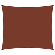 Vela ombreggiante/ombrellone rettangolare 3,5 x 5 m in tessuto oxford color terracotta 02_0009660
