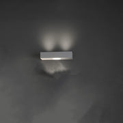 Applique Moderno Beaside Metallo Grigio 3 Luci Gx53