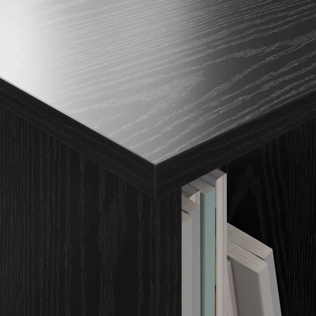 Scaffale per riviste Rovere Nero 35 x 30 x 45 cm CFW2647836