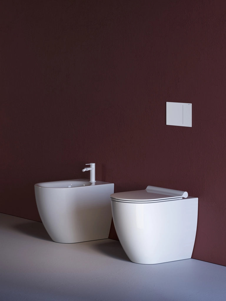Vaso Wc A Terra Sfera Bianco Compact - Catalano Ceramica