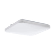 Plafoniera Moderna Frania Acciaio Bianco Luce Led 14,6W